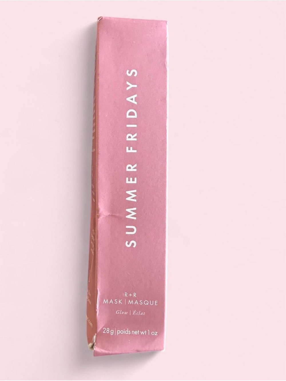 Summer Fridays R+R Mask - Pink Glow Face Mask NEW IN BOX
